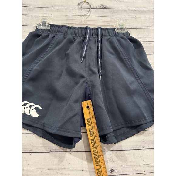 Canterbury of New Zealand Womens Performance Running Shorts Sz M Navy Blue Rugby - Picture 7 of 14